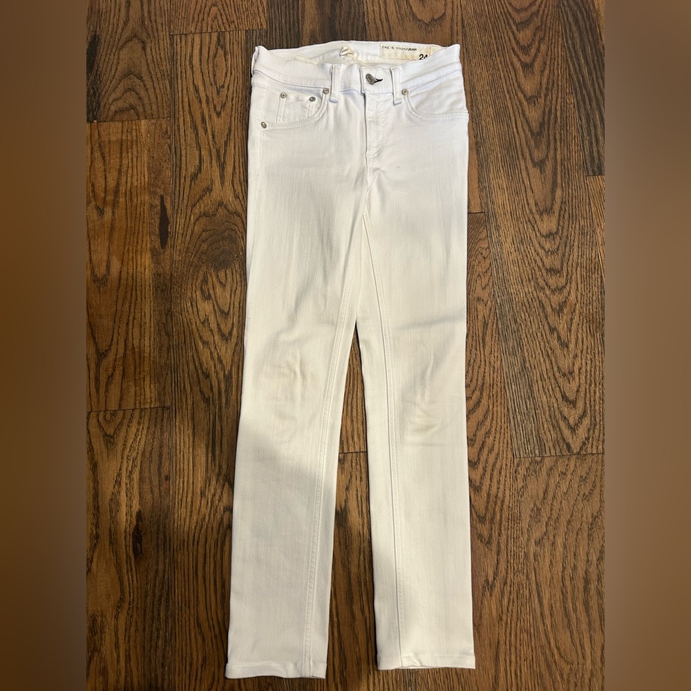 Rag and Bone - The Skinny - bright white - size 24